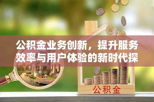 赞皇公积金业务创新，提升服务效率与用户体验的新时代探索