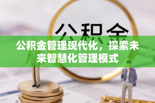 赞皇公积金管理现代化，探索未来智慧化管理模式